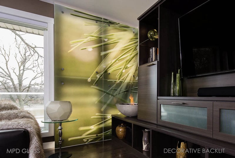 Decorative Backlit Glass