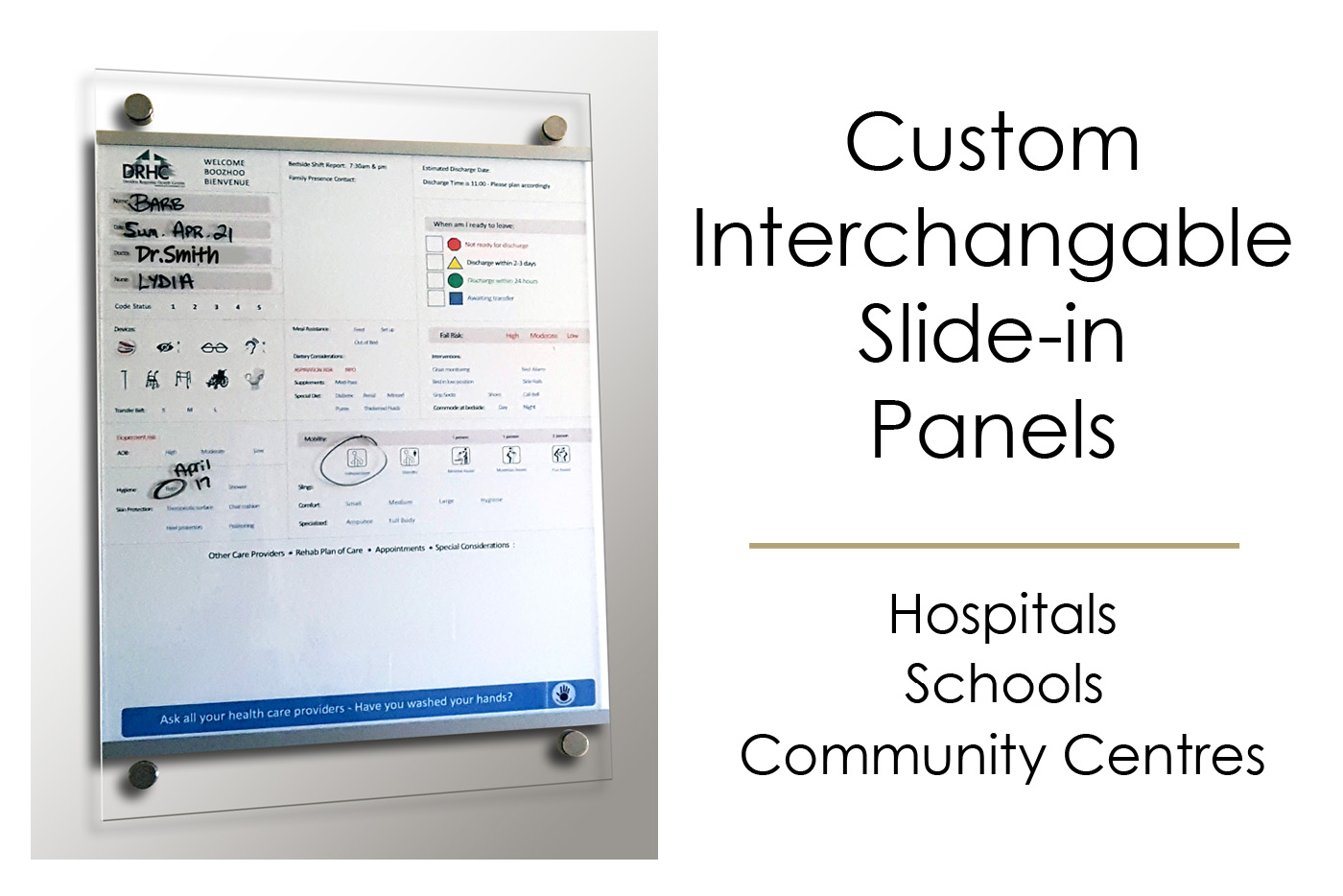 Interchangeable panels